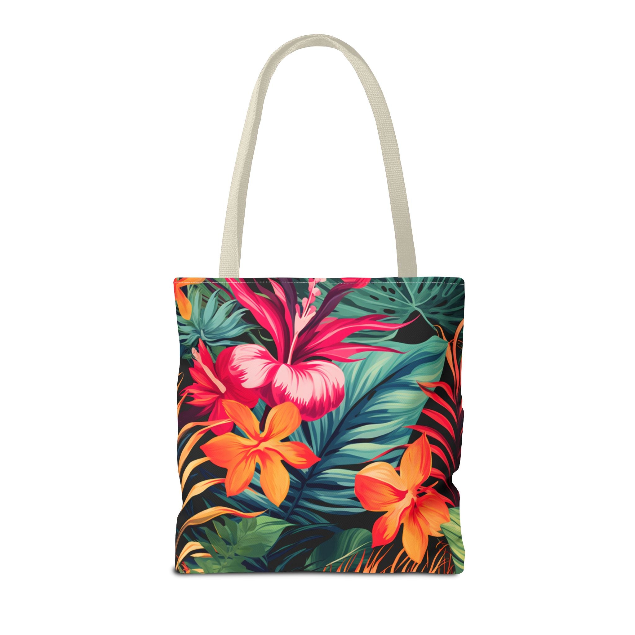 Tote Bag | Vibrant Tropical Beach & Market Tote