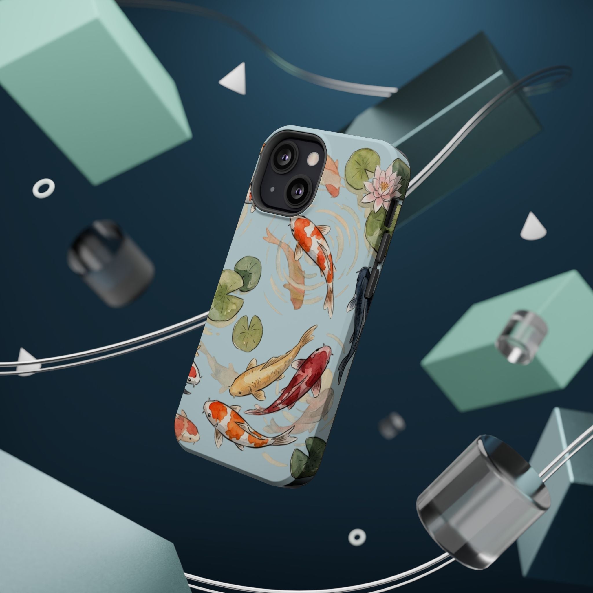 Phone Case | Koi Pond Magnetic Impact-Resistant Phone Cover