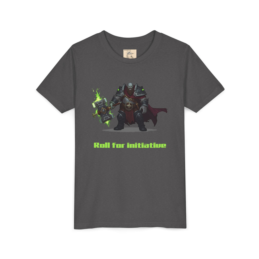T-Shirt | 'Roll for Initiative' Fantasy RPG Character Youth Tee