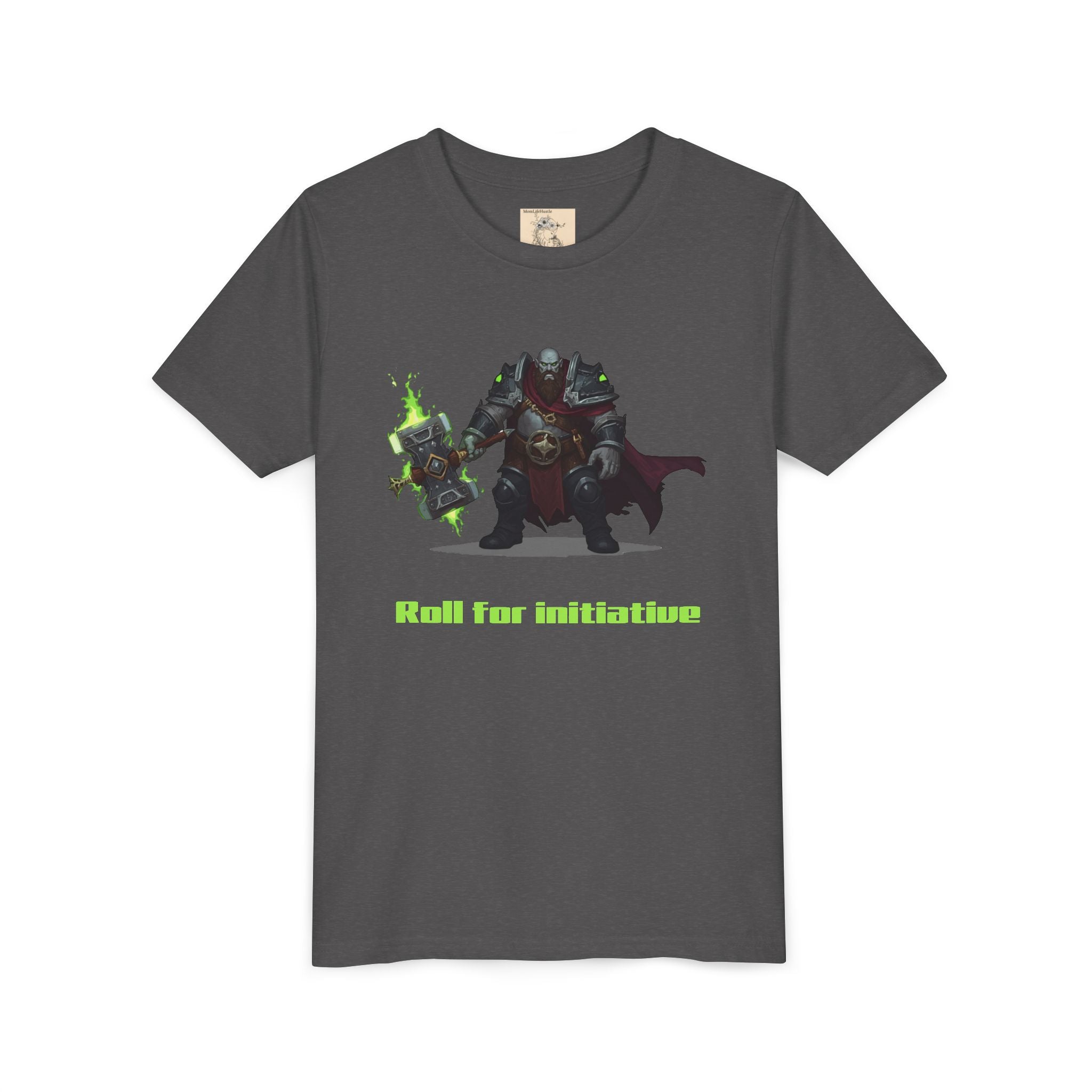 T-Shirt | 'Roll for Initiative' Fantasy RPG Character Youth Tee