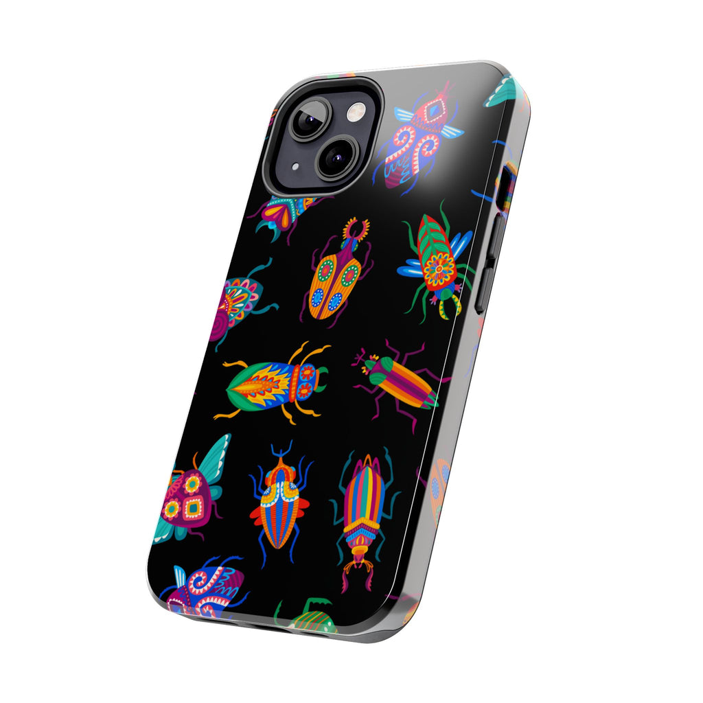 Phone Case | Neon Beetle Pattern Tough Protective Cover