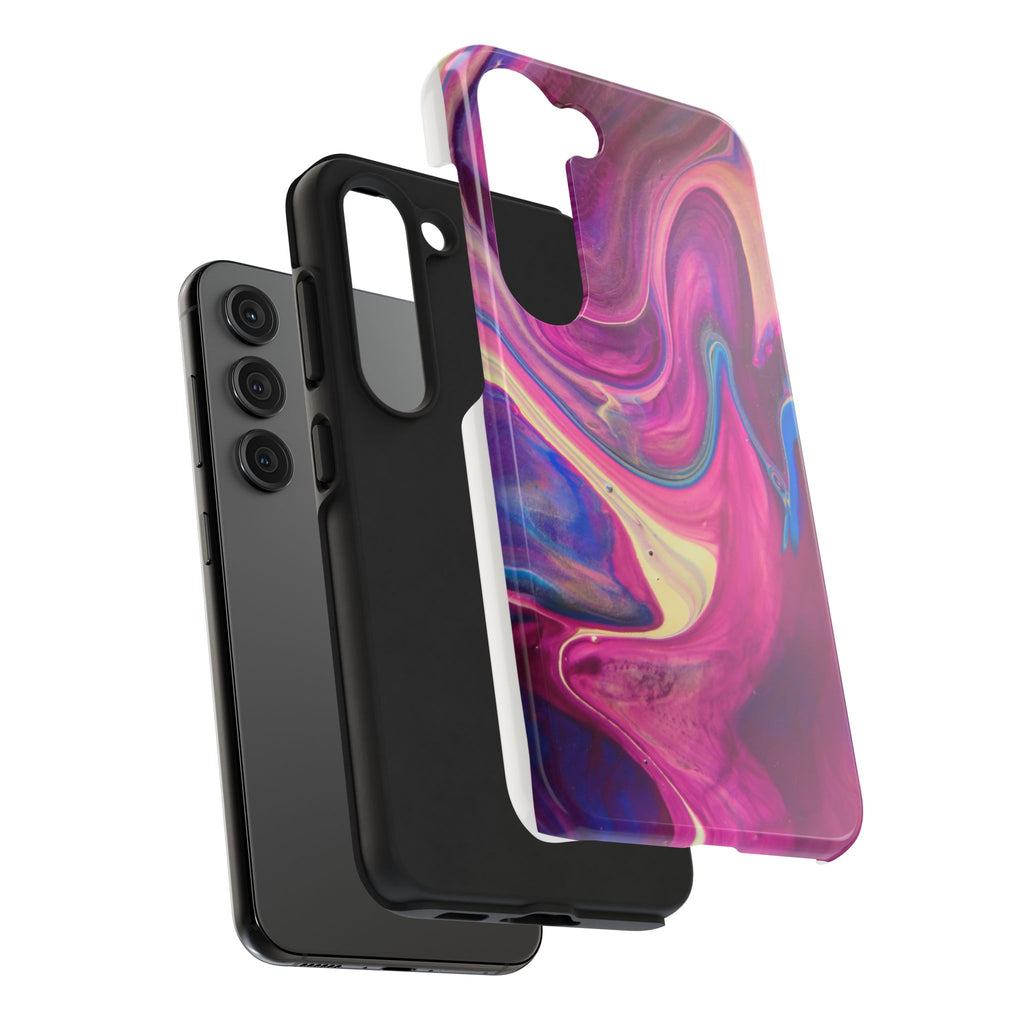 Phone Case | Protective Artistic Paint Pour Design