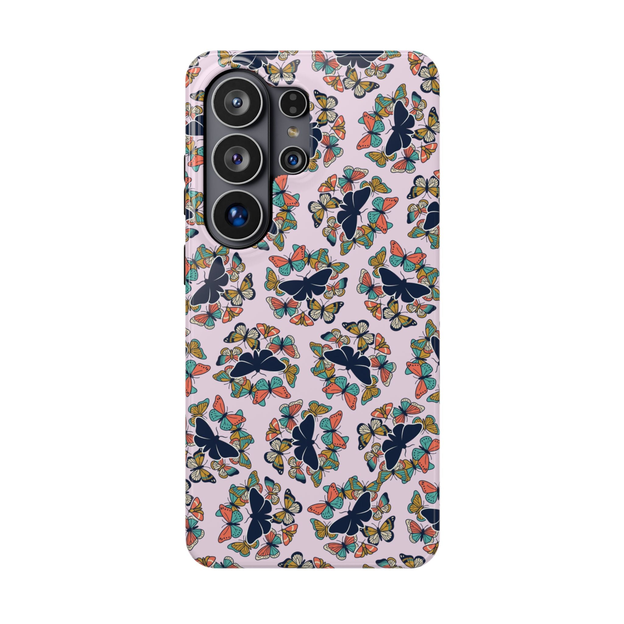Phone Cases | Pastel Butterflies and Moths Pattern Magnetic Impact-Resistant Case