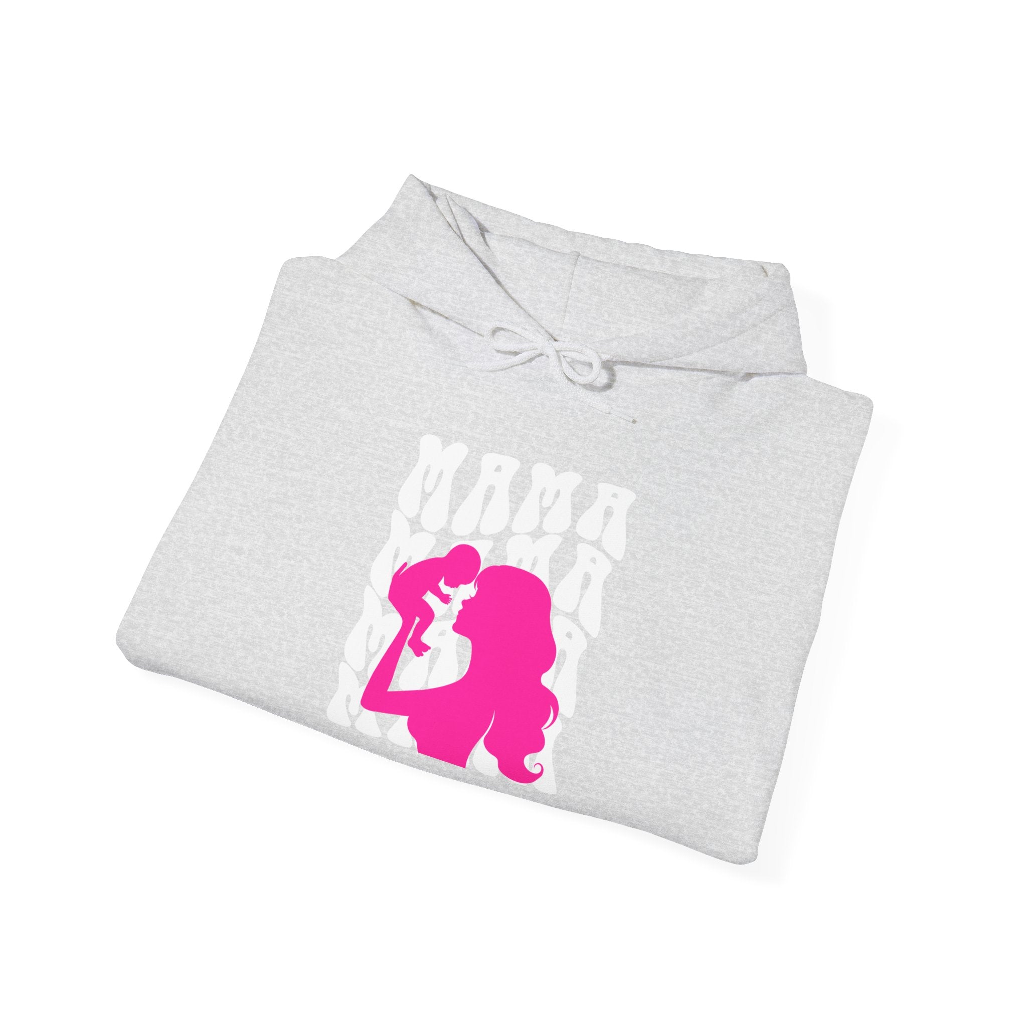 Hoodie | 'Mama' & Silhouette Pink Graphic