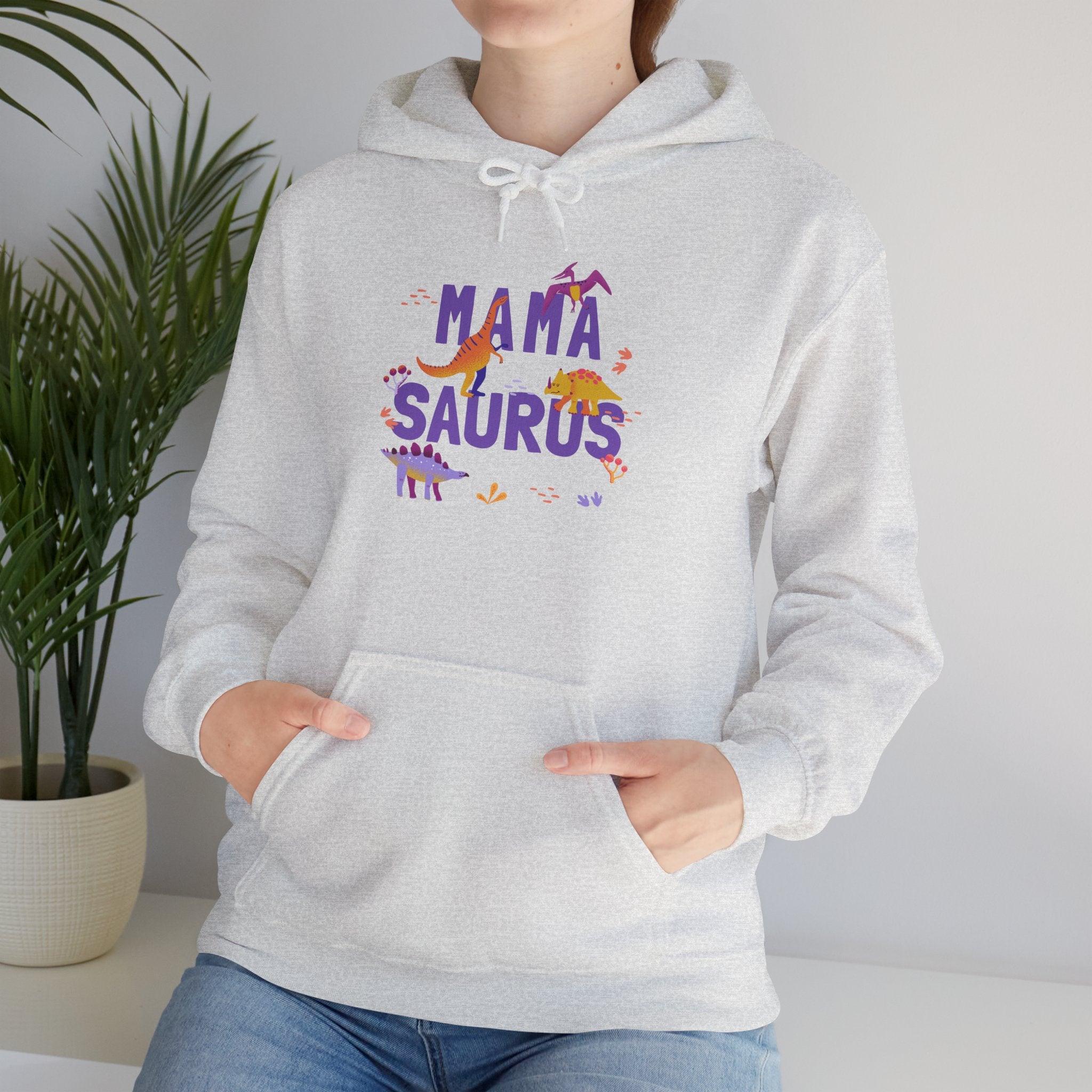 Hoodie | 'Mama Saurus' Graphic Sweatshirt