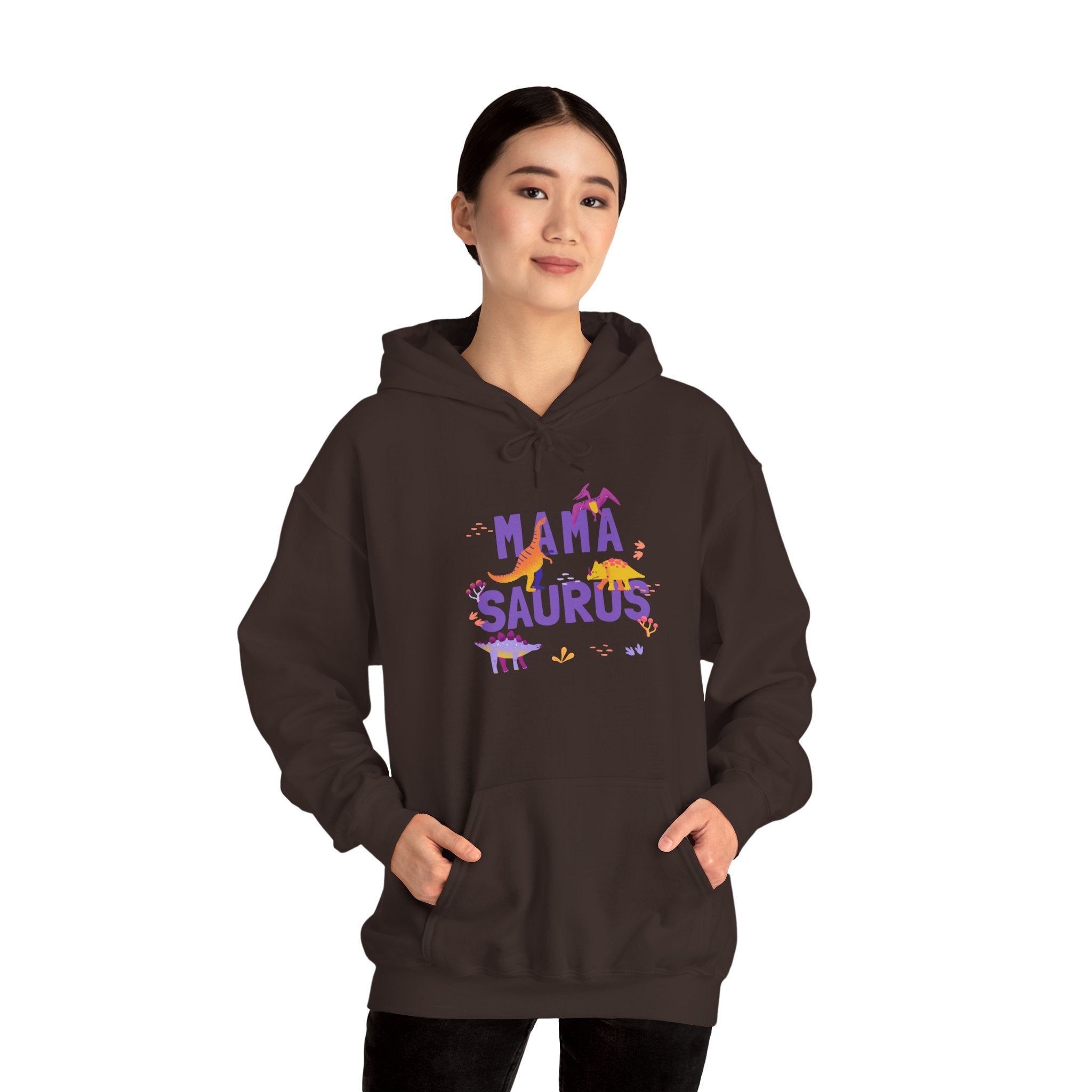 Hoodie | 'Mama Saurus' Graphic Sweatshirt