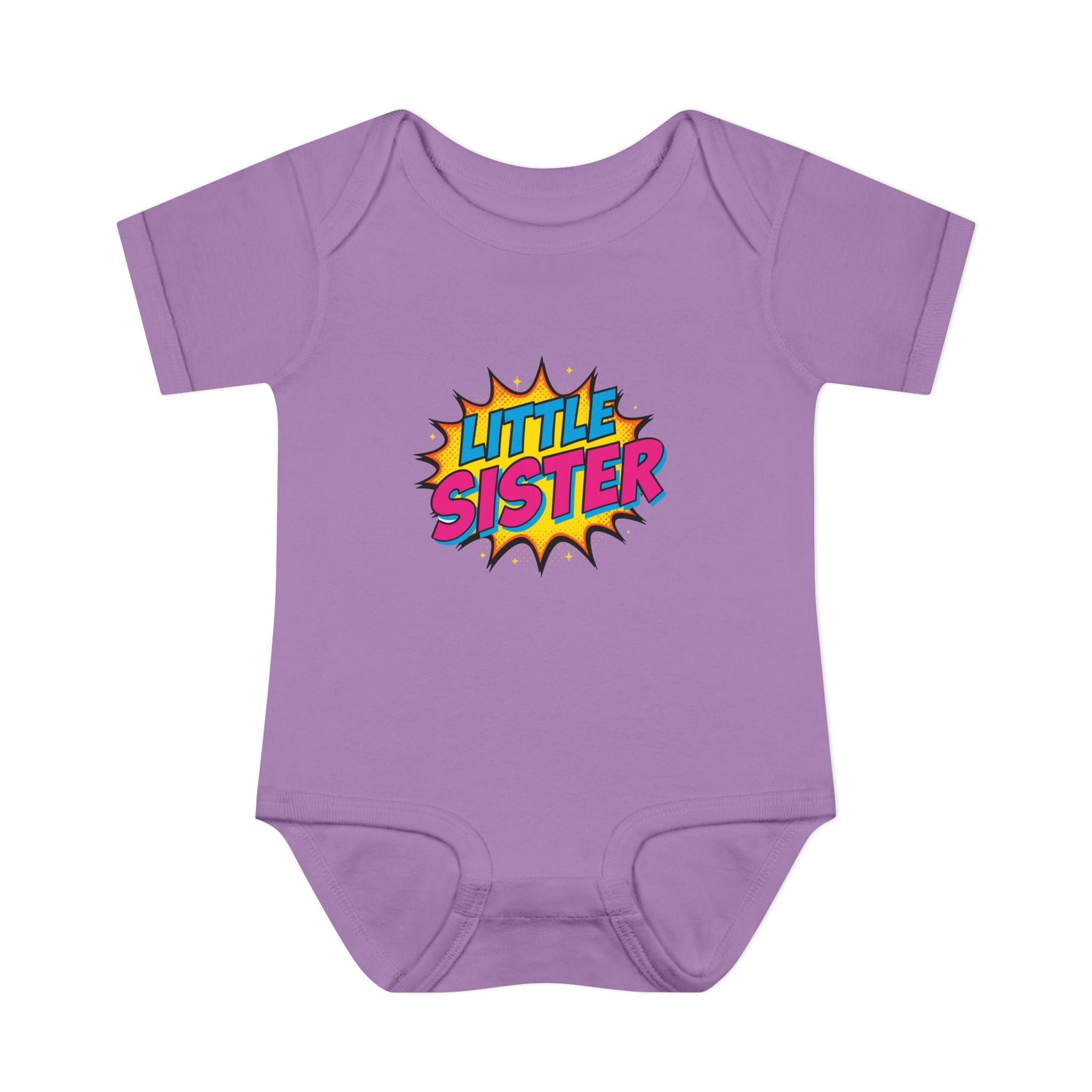Baby Bodysuit | 'Little Sister' Comic Pop Art Infant Onesie