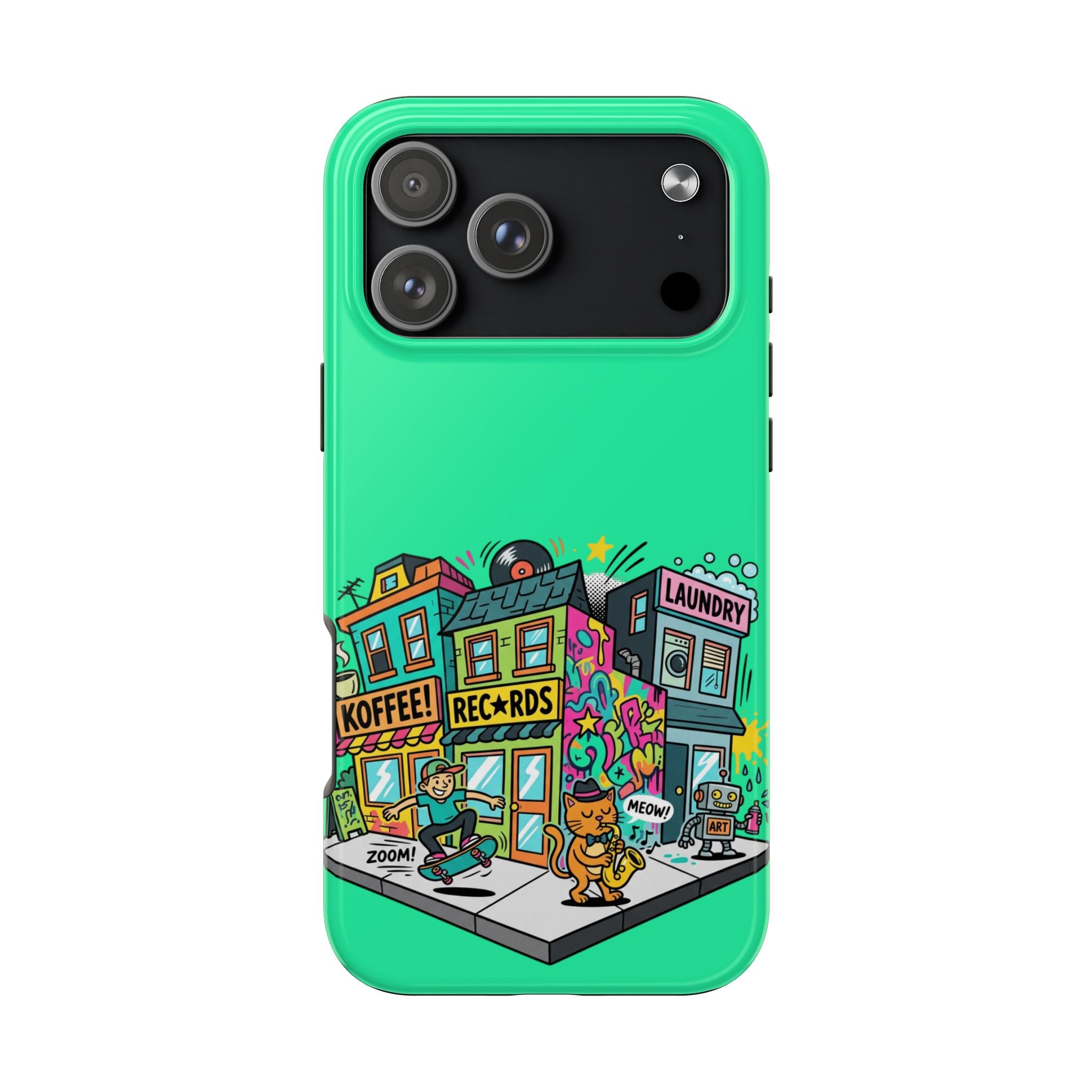 Phone Case | Tough Protective Cover with Colorful Street Art