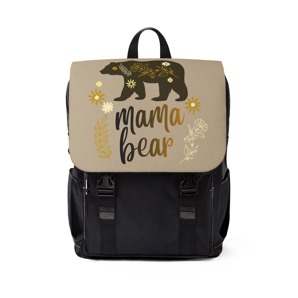 Backpack | Mama Bear Floral Casual Shoulder Bag for Moms