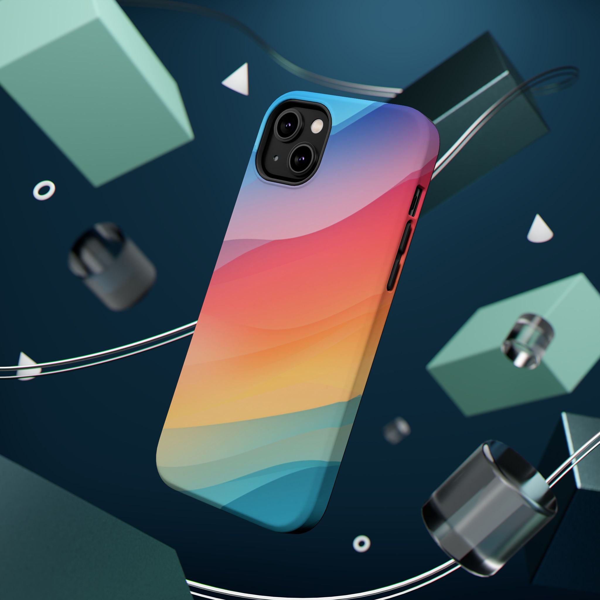 Phone Case | Gradient Sunset Magnetic Impact-Resistant Phone Shield