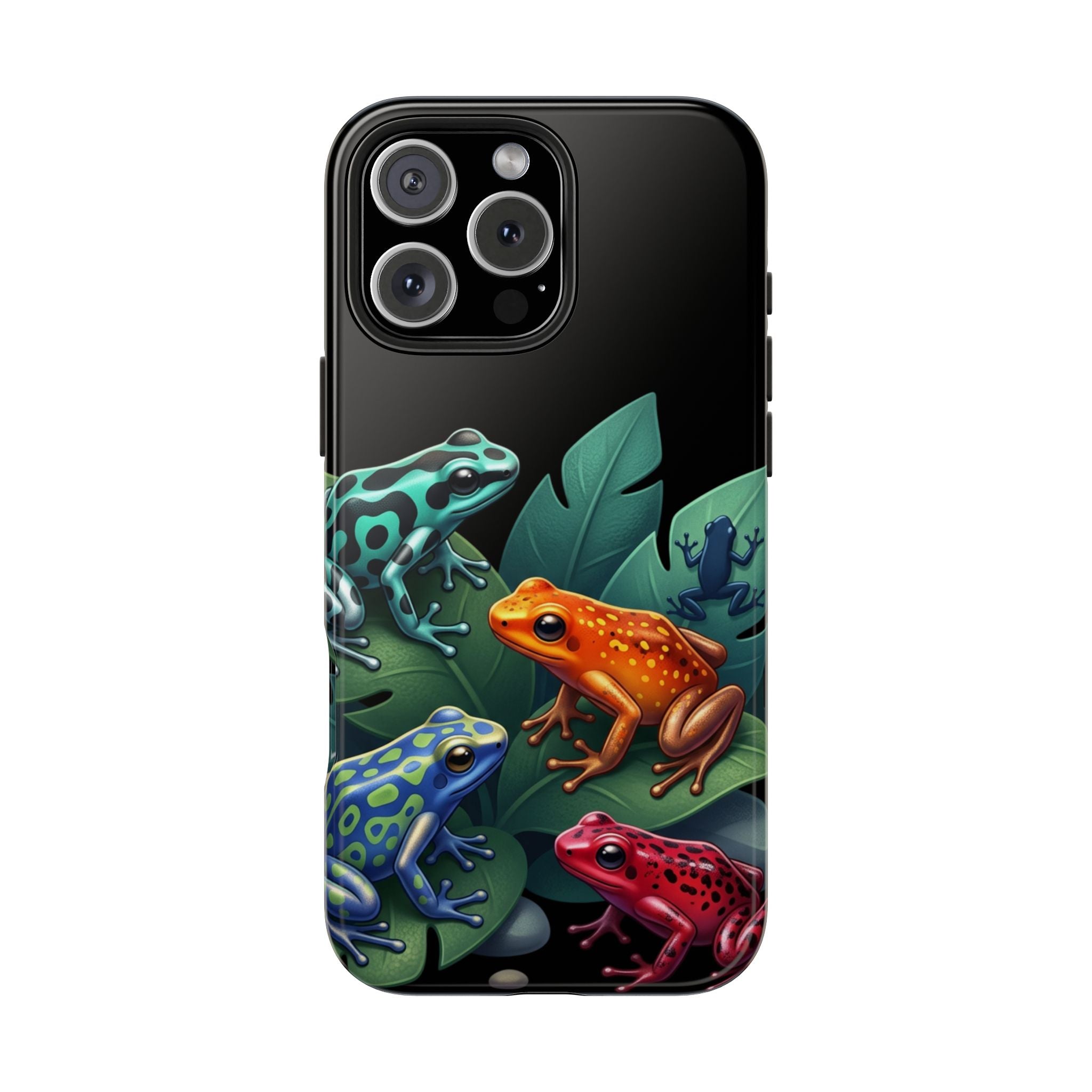Phone Case | Colorful Dart Frog Design Tough Protective Case