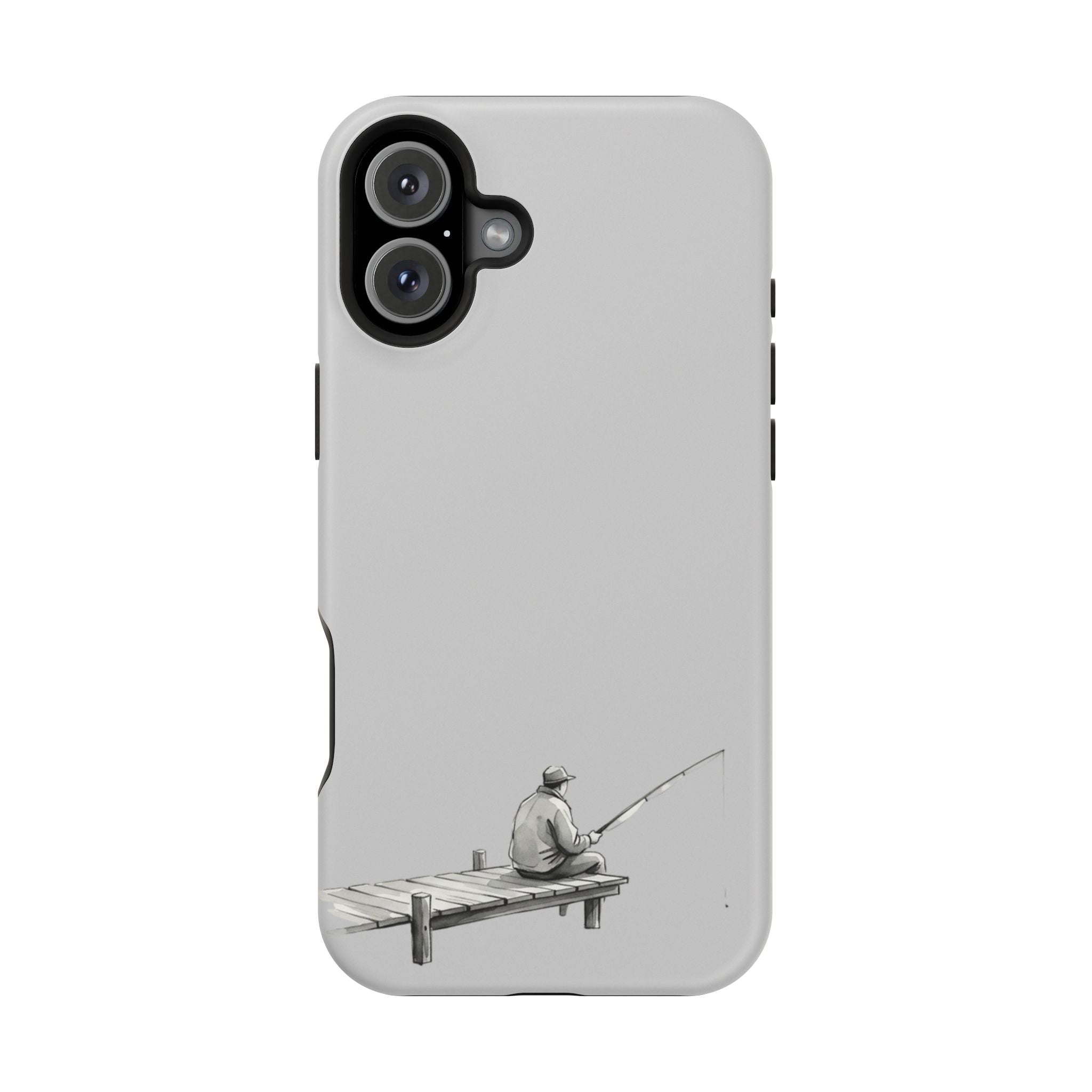 Phone Case | Fishing Dock Minimalist Magnetic Impact-Resistant Case