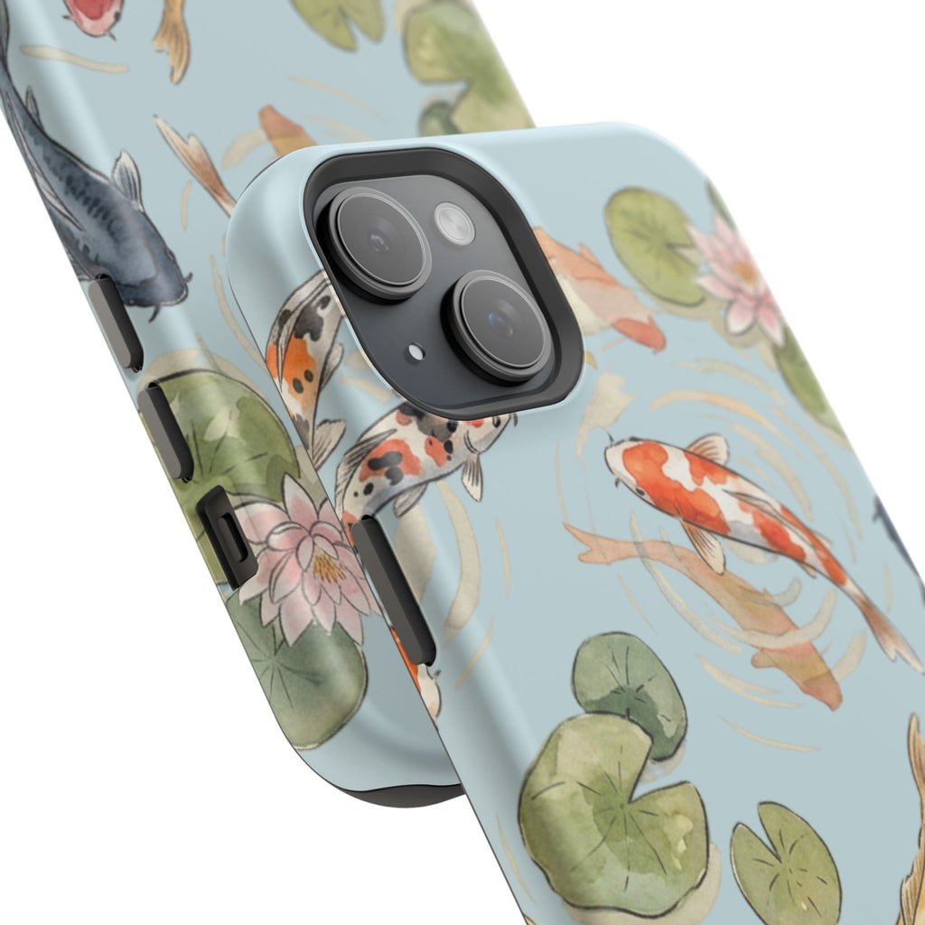 Phone Case | Koi Pond Magnetic Impact-Resistant Phone Cover