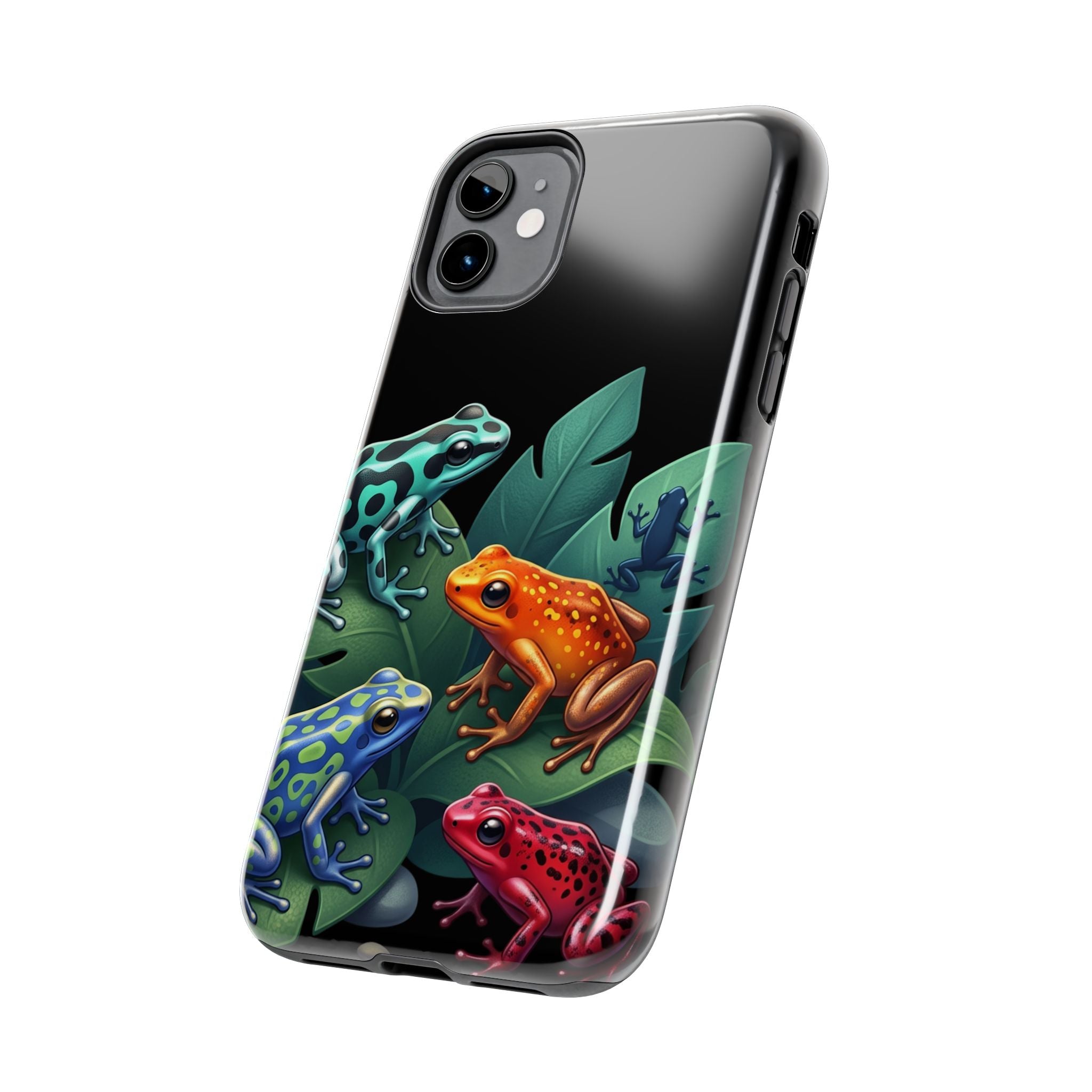 Phone Case | Colorful Dart Frog Design Tough Protective Case