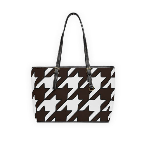 Classic Houndstooth Shoulder Bag