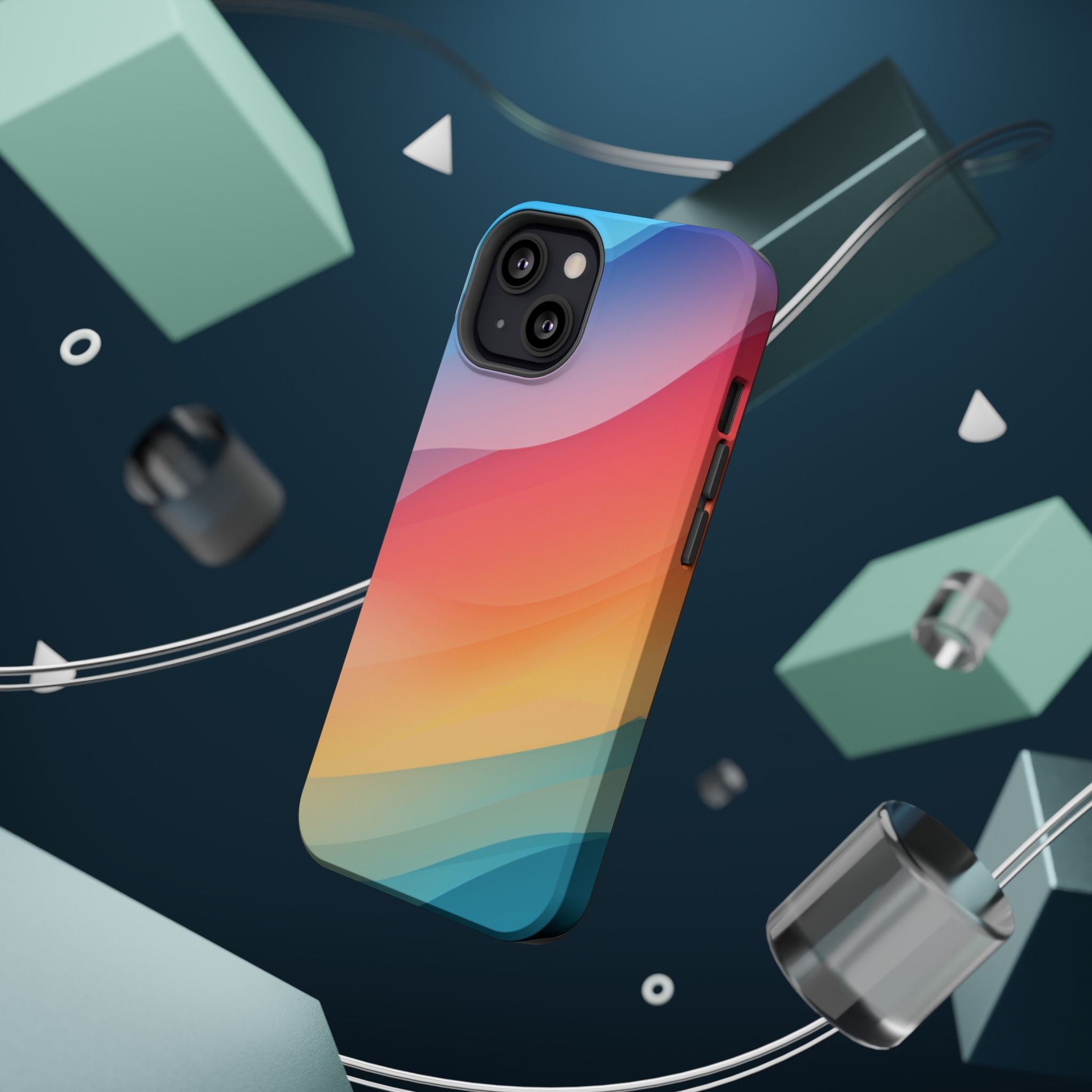 Phone Case | Gradient Sunset Magnetic Impact-Resistant Phone Shield