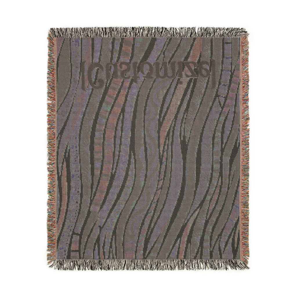 Personalized Boho Woven Throw