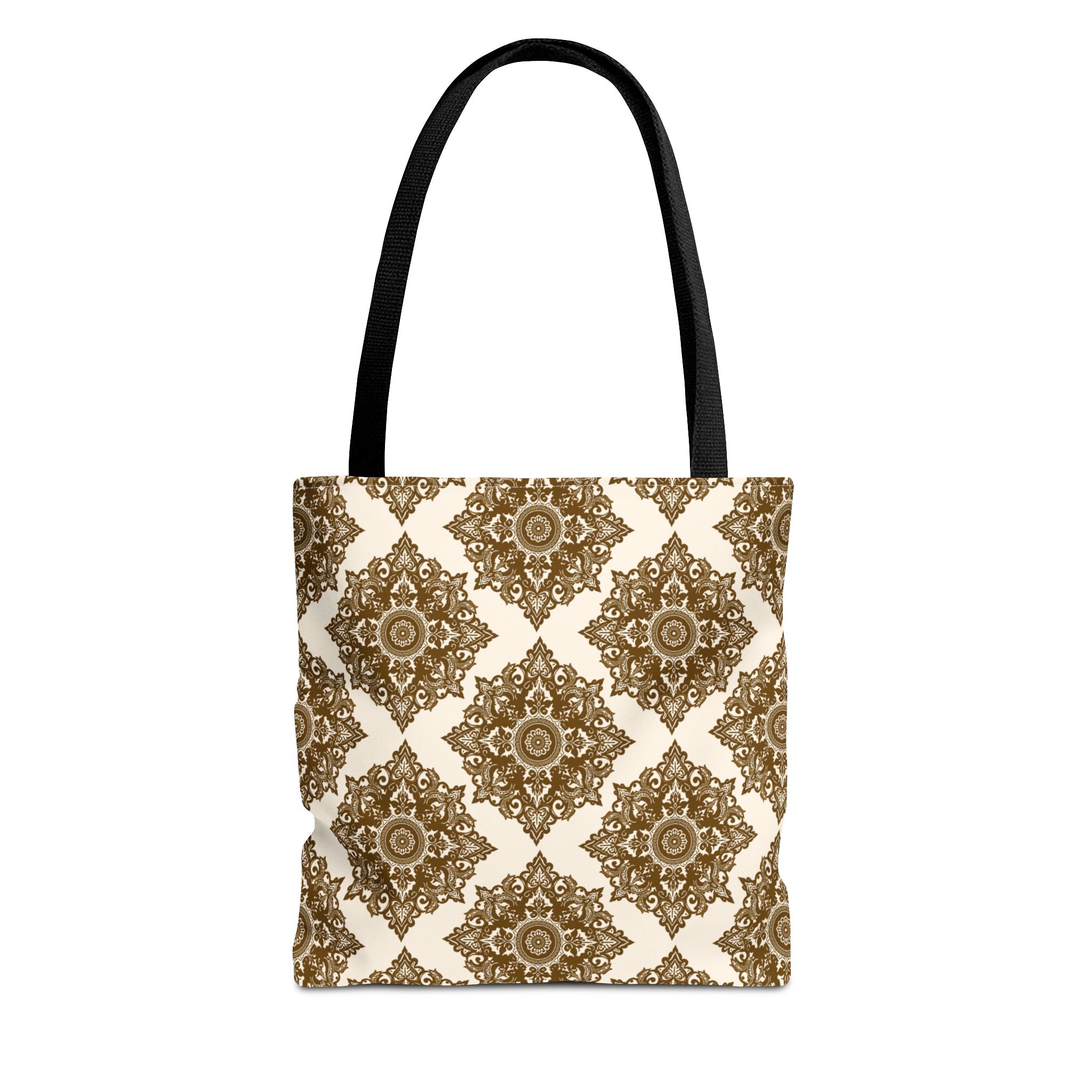 Tote Bag | Boho Gold Medallion Pattern