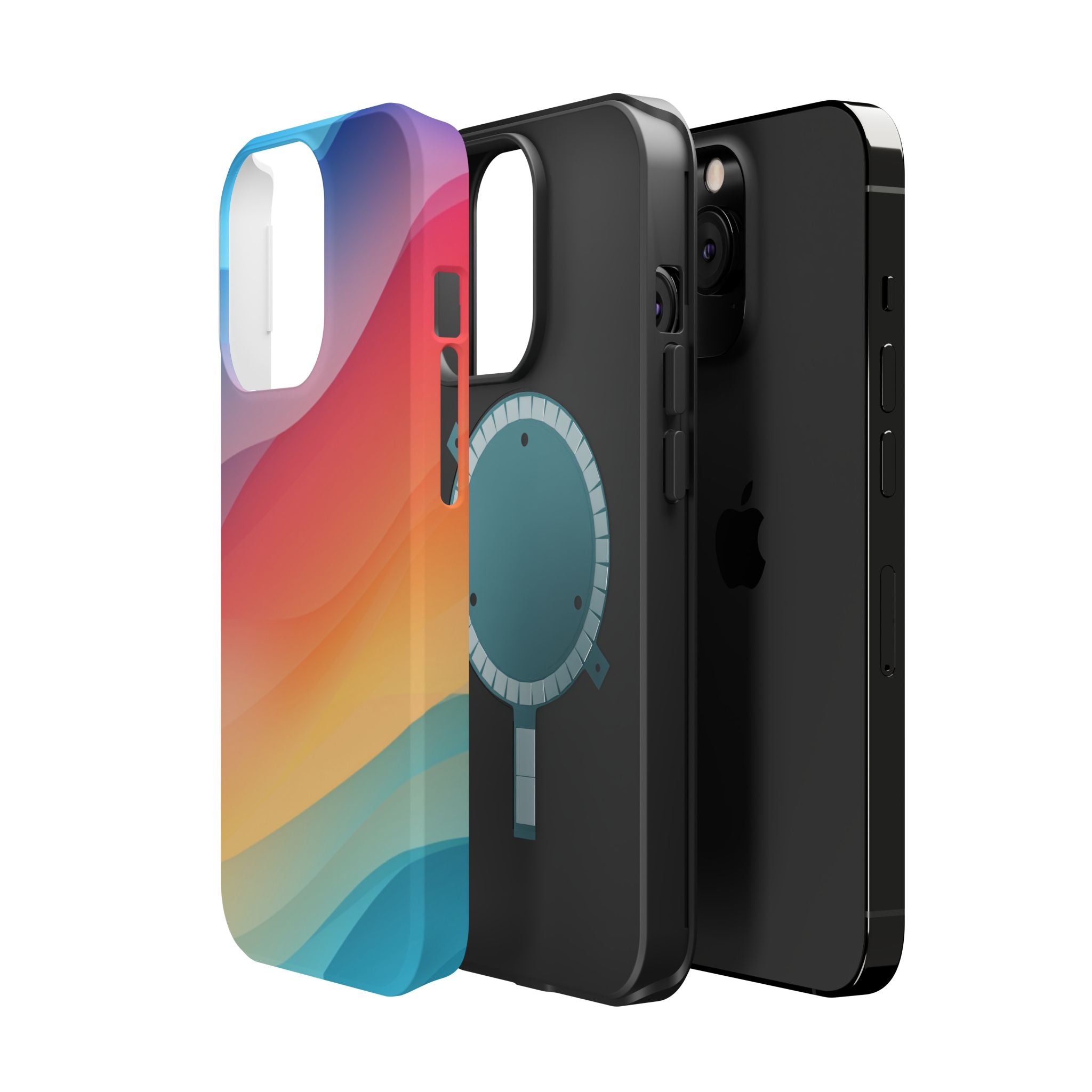 Phone Case | Gradient Sunset Magnetic Impact-Resistant Phone Shield