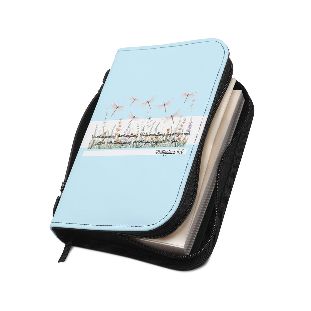 Bible Cover | Philippians 4:6 Soft Blue