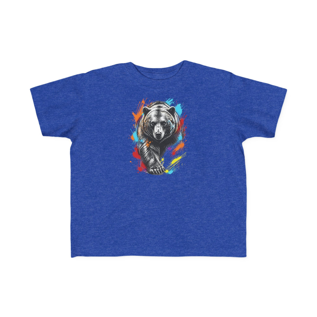 Colorful Kodiak Bear T-Shirt for Tots