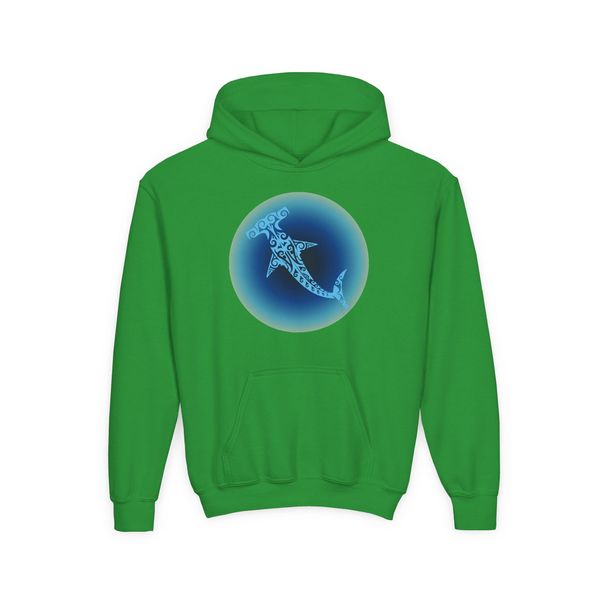 Tribal Hammerhead Youth Hoodie
