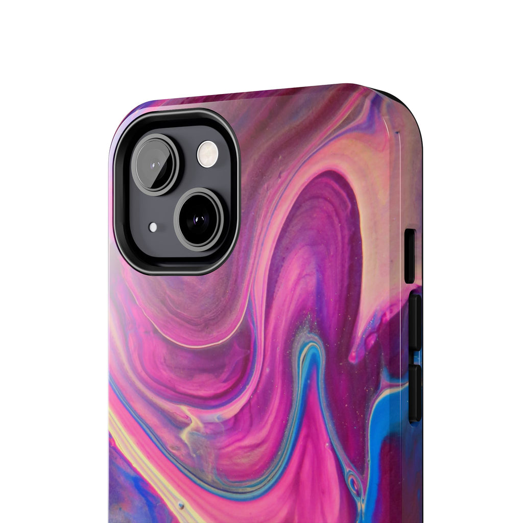 Phone Case | Protective Artistic Paint Pour Design