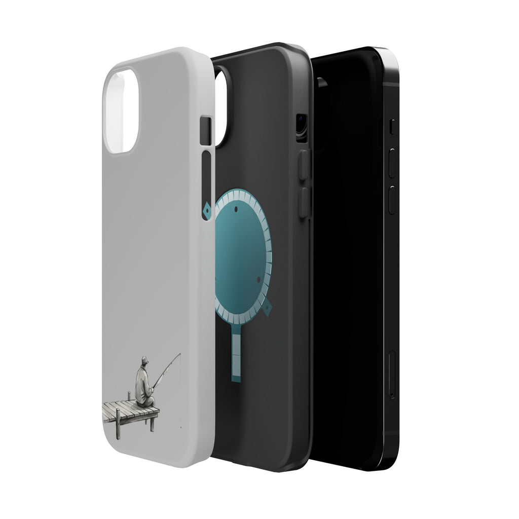 Phone Case | Fishing Dock Minimalist Magnetic Impact-Resistant Case