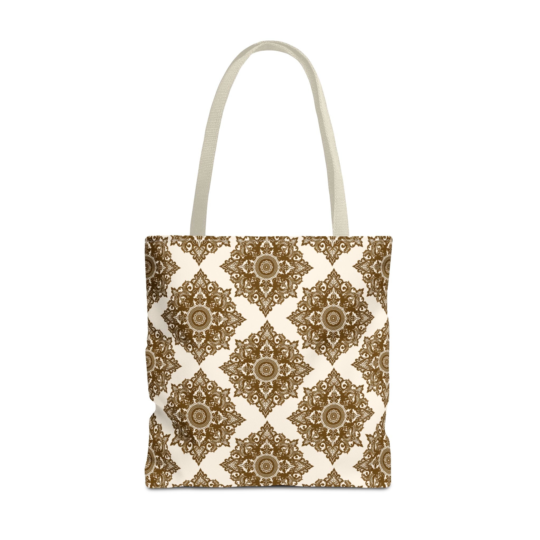 Tote Bag | Boho Gold Medallion Pattern