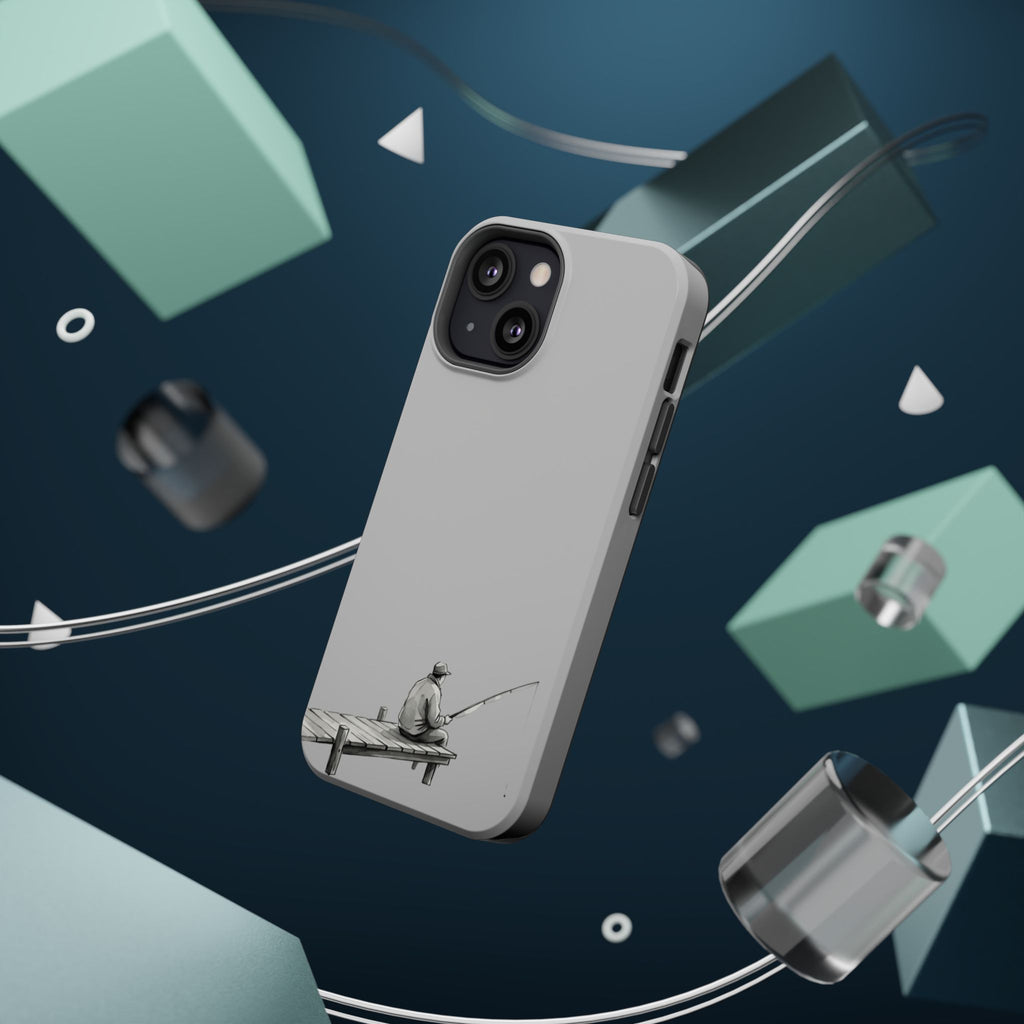 Phone Case | Fishing Dock Minimalist Magnetic Impact-Resistant Case