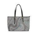 Handbag | Elegant Grey Marble Swirl Shoulder Bag for Everyday & Work