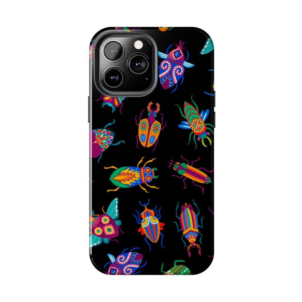 Phone Case | Neon Beetle Pattern Tough Protective Cover