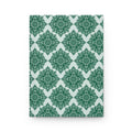 Journal | Vintage Green Lace Patterned Matte Hardcover Notebook