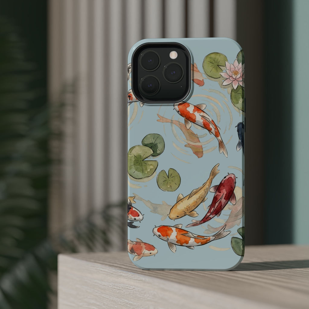 Phone Case | Koi Pond Magnetic Impact-Resistant Phone Cover