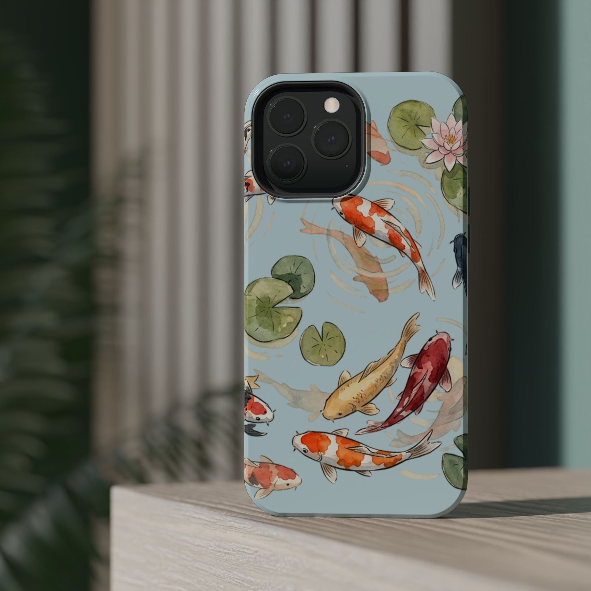 Phone Case | Koi Pond Magnetic Impact-Resistant Phone Cover
