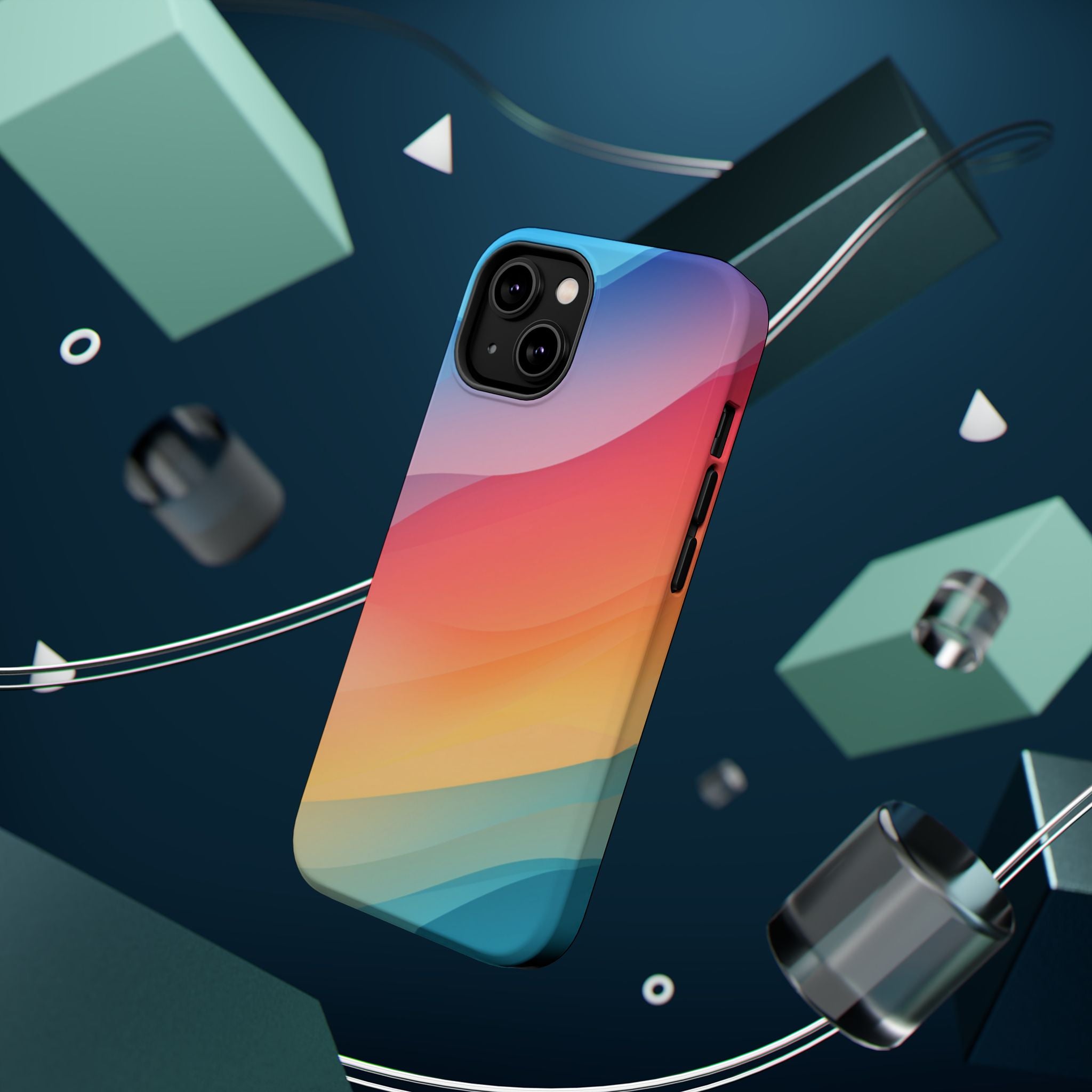 Phone Case | Gradient Sunset Magnetic Impact-Resistant Phone Shield
