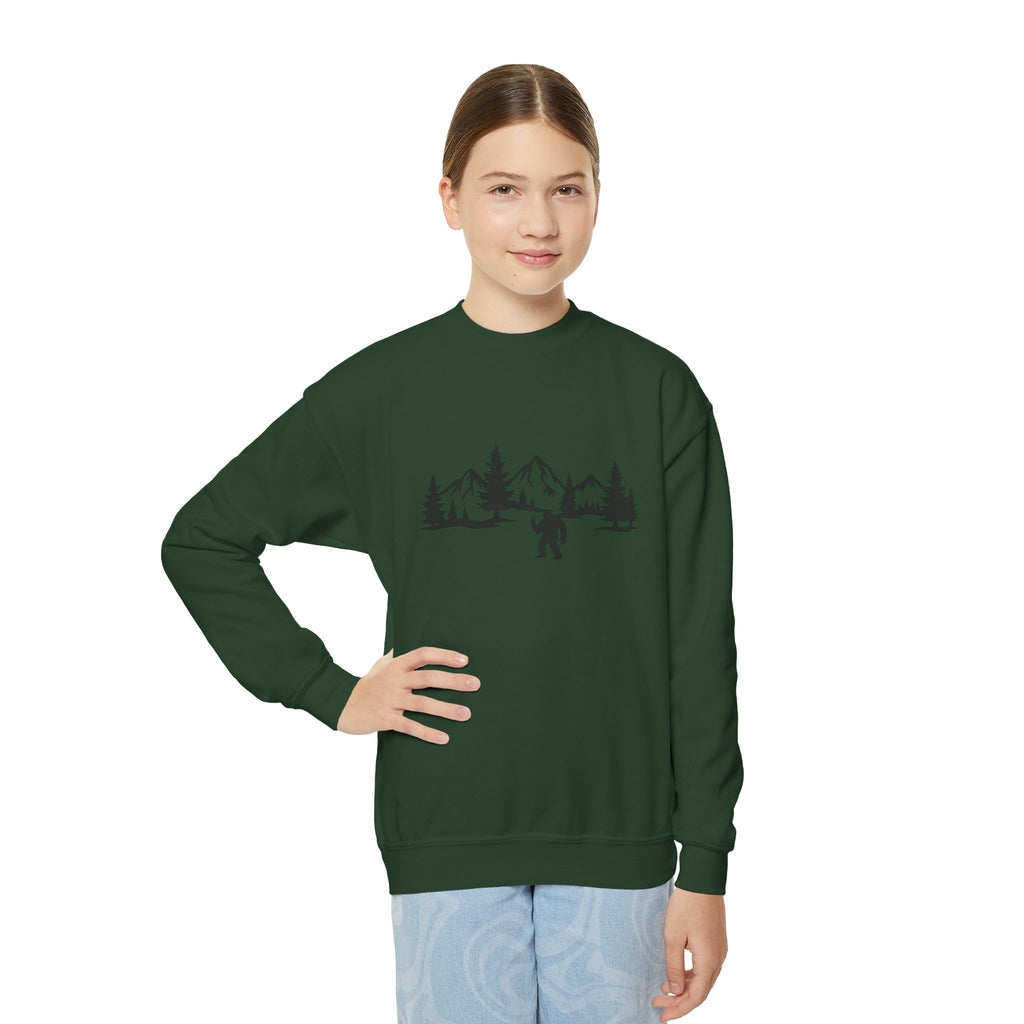Thumbs Up Bigfoot Youth Sweatshirt