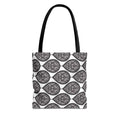 Tote Bag | Black & White Paisley Pattern
