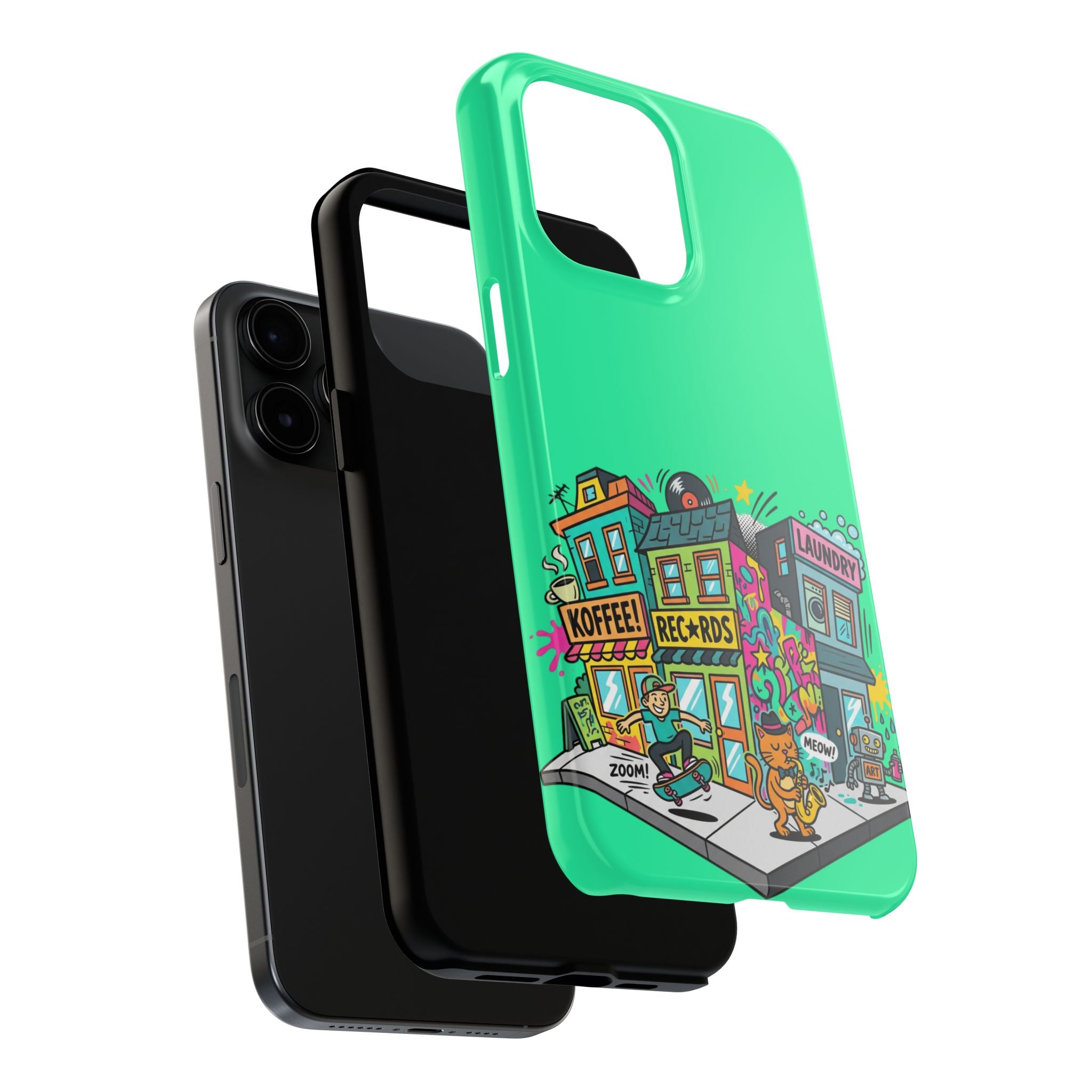 Phone Case | Tough Protective Cover with Colorful Street Art