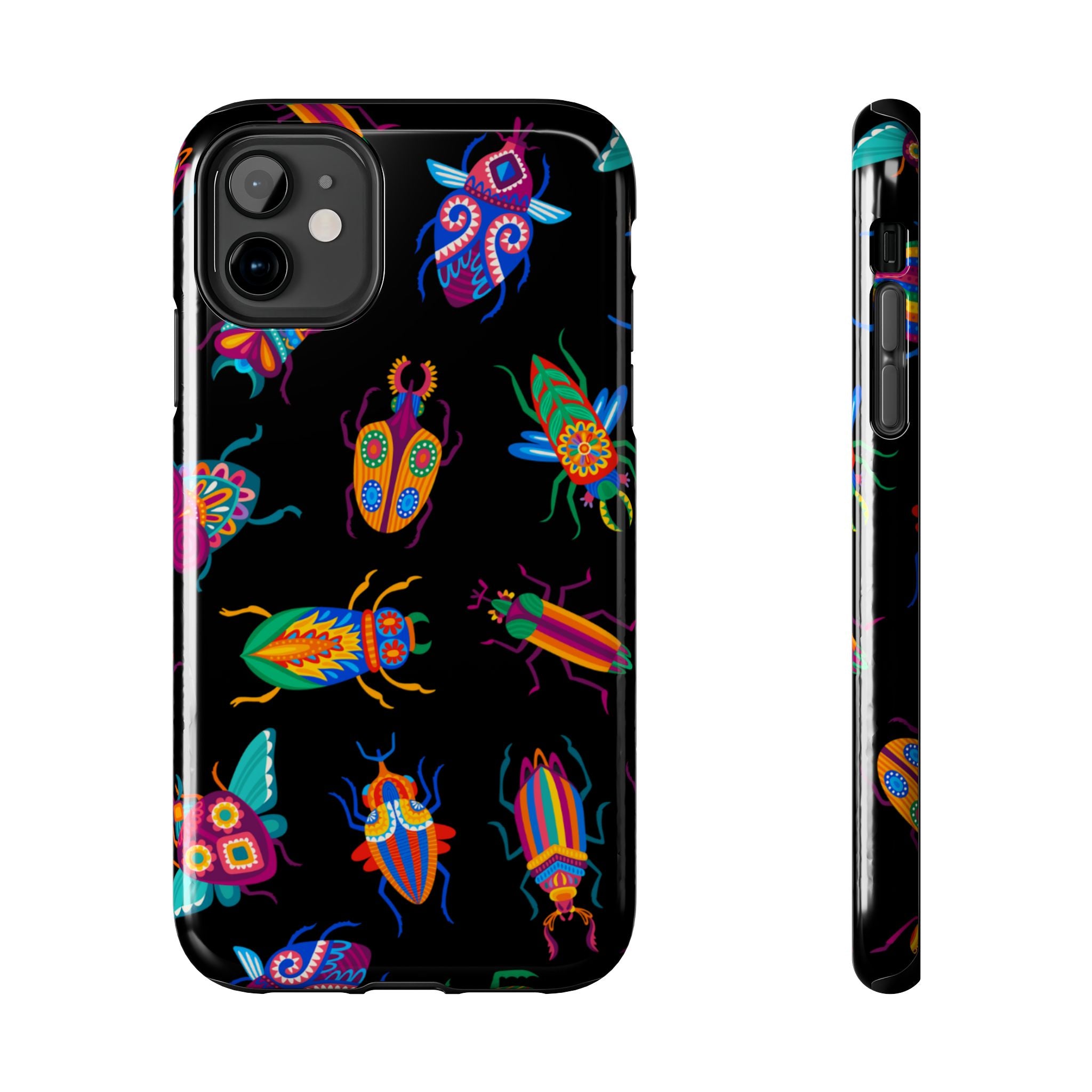 Phone Case | Neon Beetle Pattern Tough Protective Cover