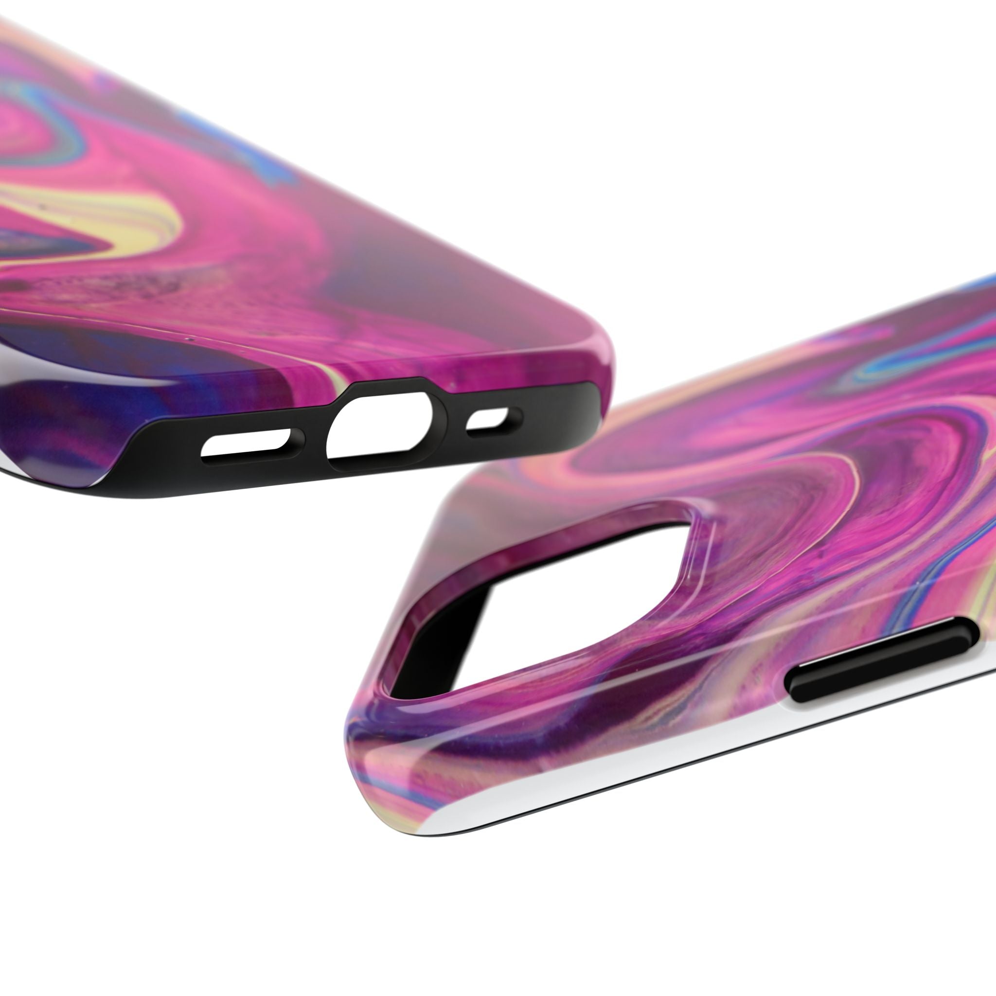 Phone Case | Protective Artistic Paint Pour Design