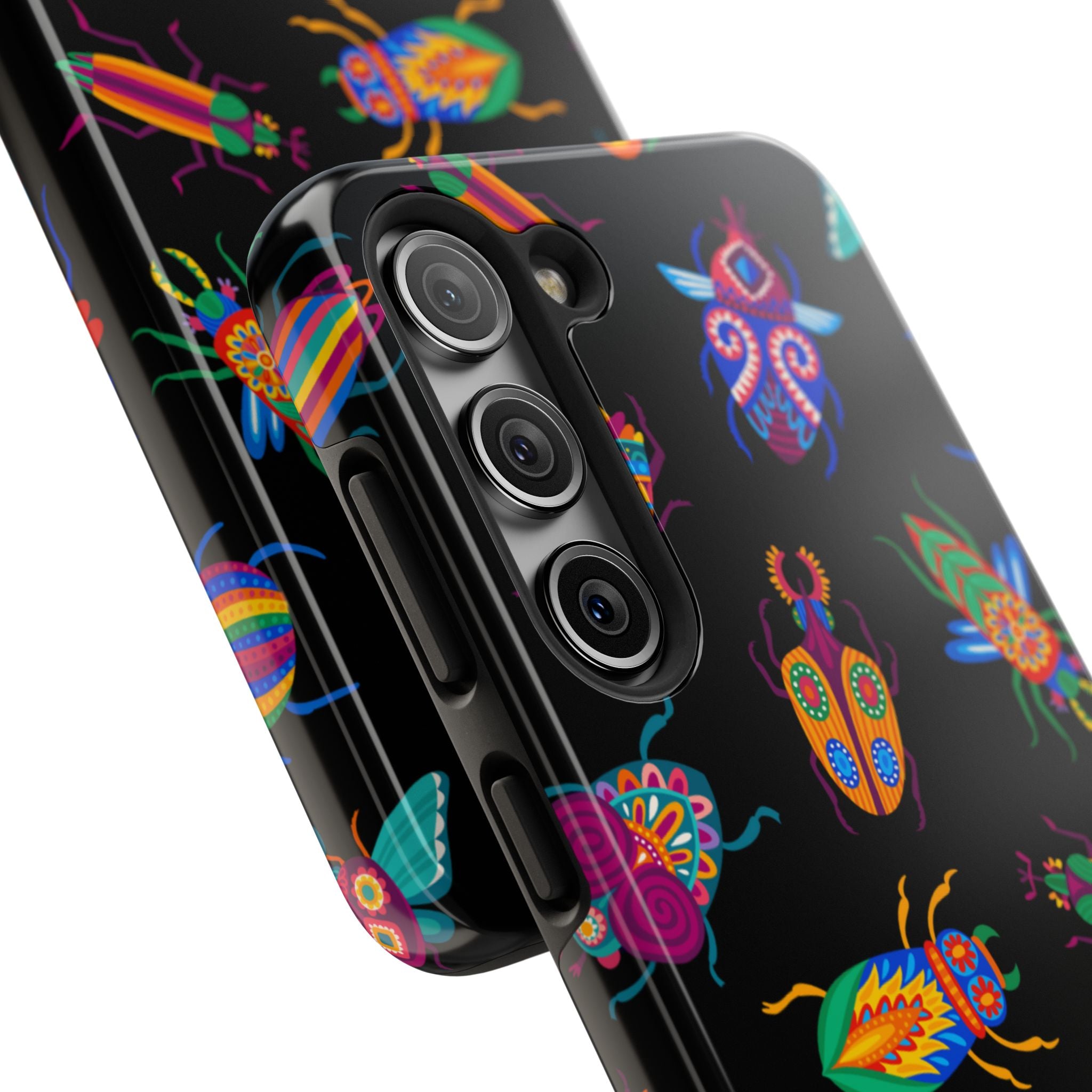 Phone Case | Neon Beetle Pattern Tough Protective Cover