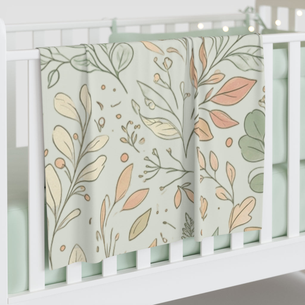Baby Swaddle Blanket | Soft Pastel Print Newborn Wrap