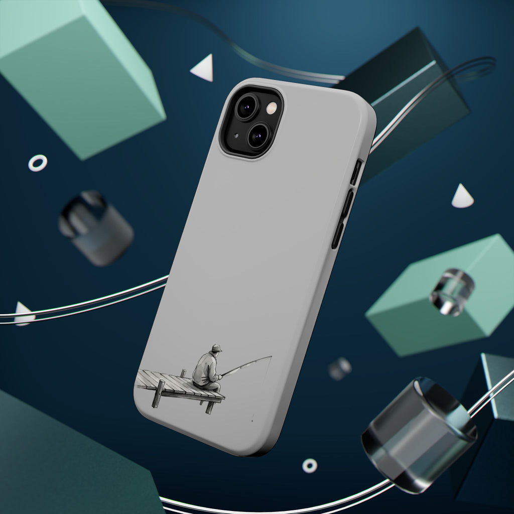 Phone Case | Fishing Dock Minimalist Magnetic Impact-Resistant Case