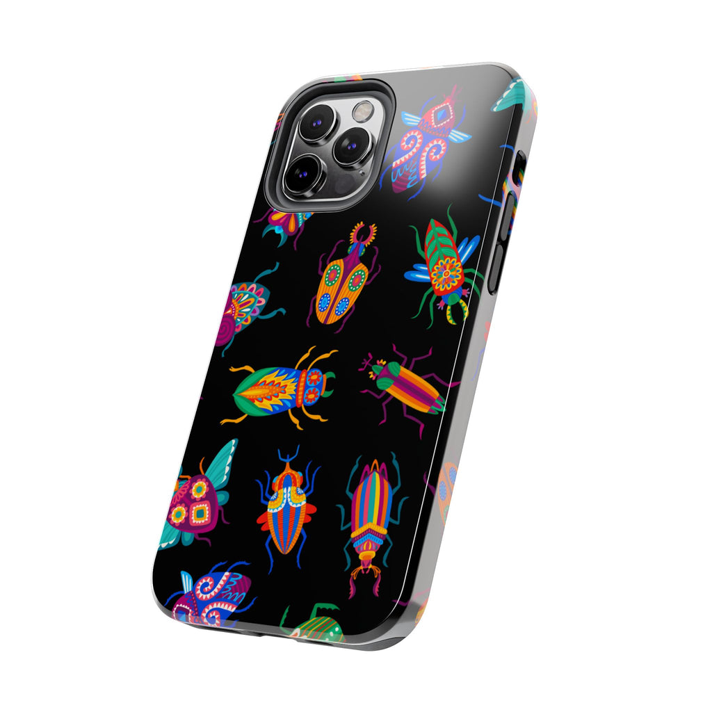Phone Case | Neon Beetle Pattern Tough Protective Cover