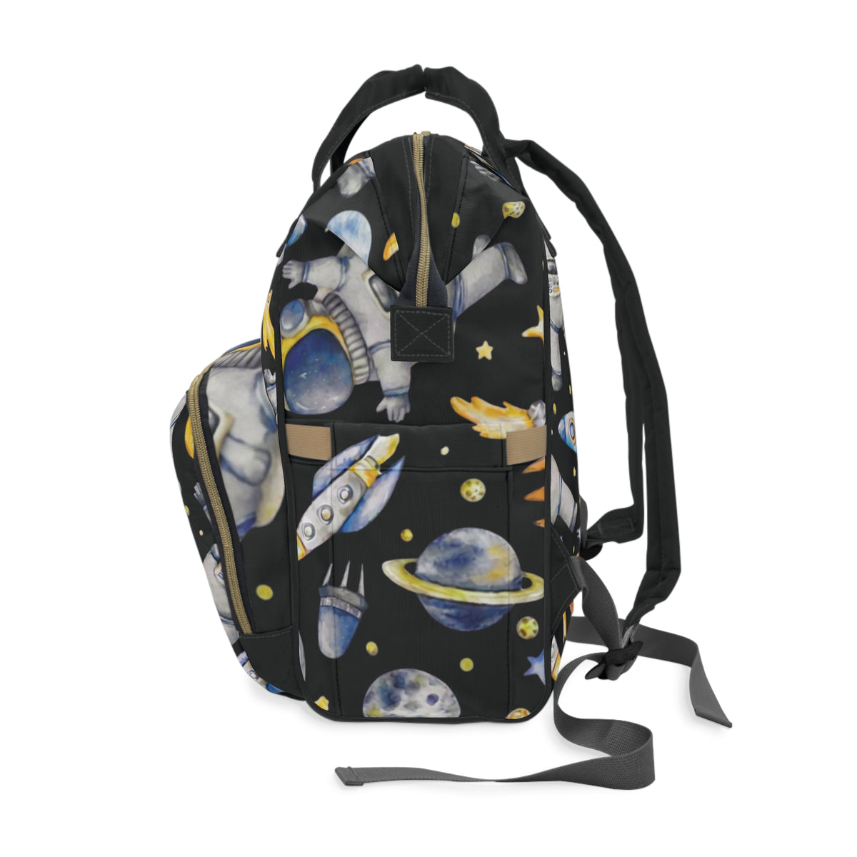 Diaper Backpack | Astronaut & Rocket Space Explorer Baby Bag