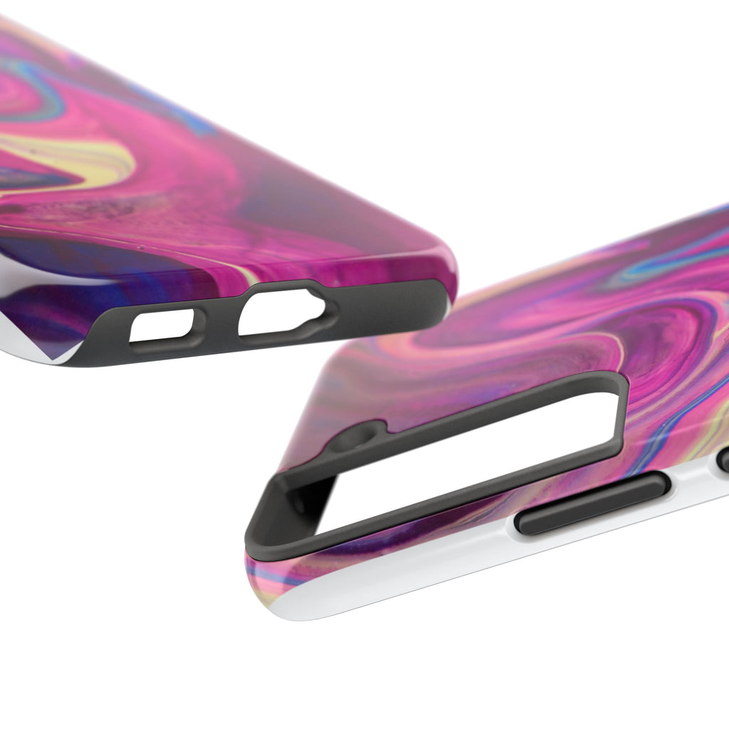 Phone Case | Protective Artistic Paint Pour Design