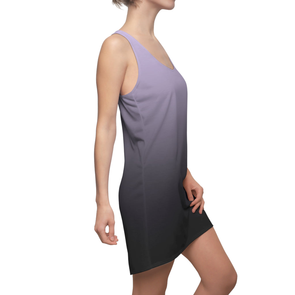Women's Racerback Dress | Lavender to Black Women's Tank Dress