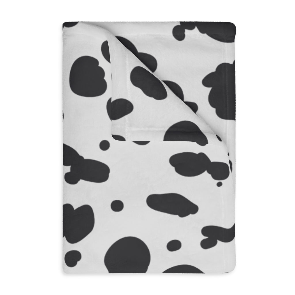 Cozy Spots and Paws Double-Sided Velveteen Throw