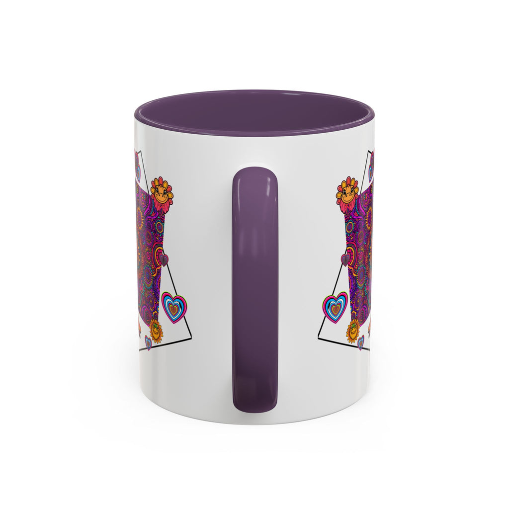 Coffee Mug | Psychedelic Lizards Accent Ceramic Mug